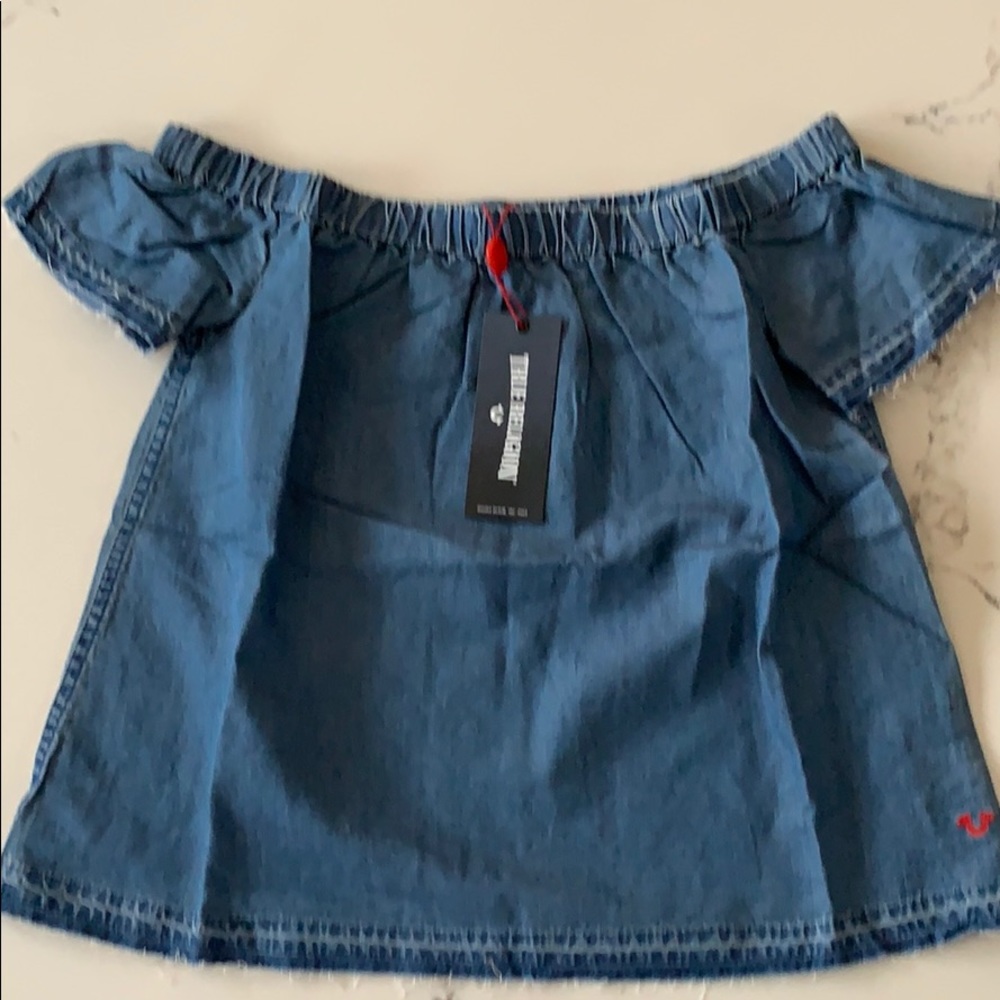 NWT True Religion Off The Shoulder Top XS